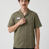 Camisa Manga Corta Verde Hombre Garage - Toke
