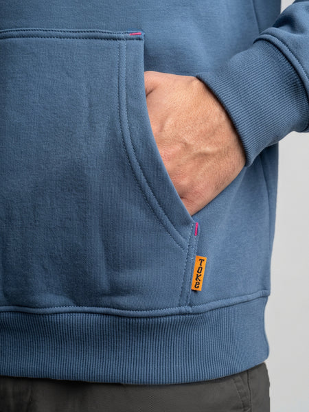 Poleron Hoodie Azul Dakar