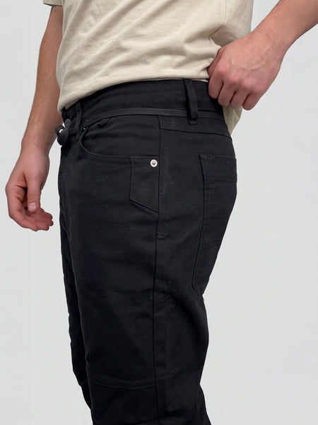 Pantalón Negro Hombre Racer