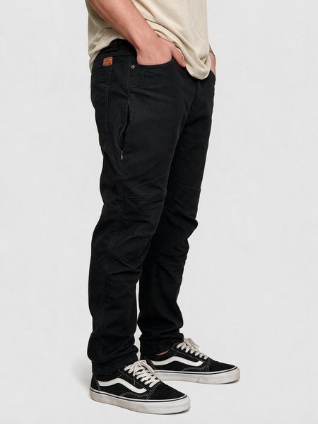 Pantalón Negro Hombre Racer