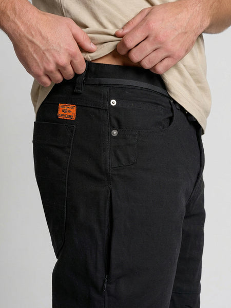 Pantalón Negro Hombre Racer