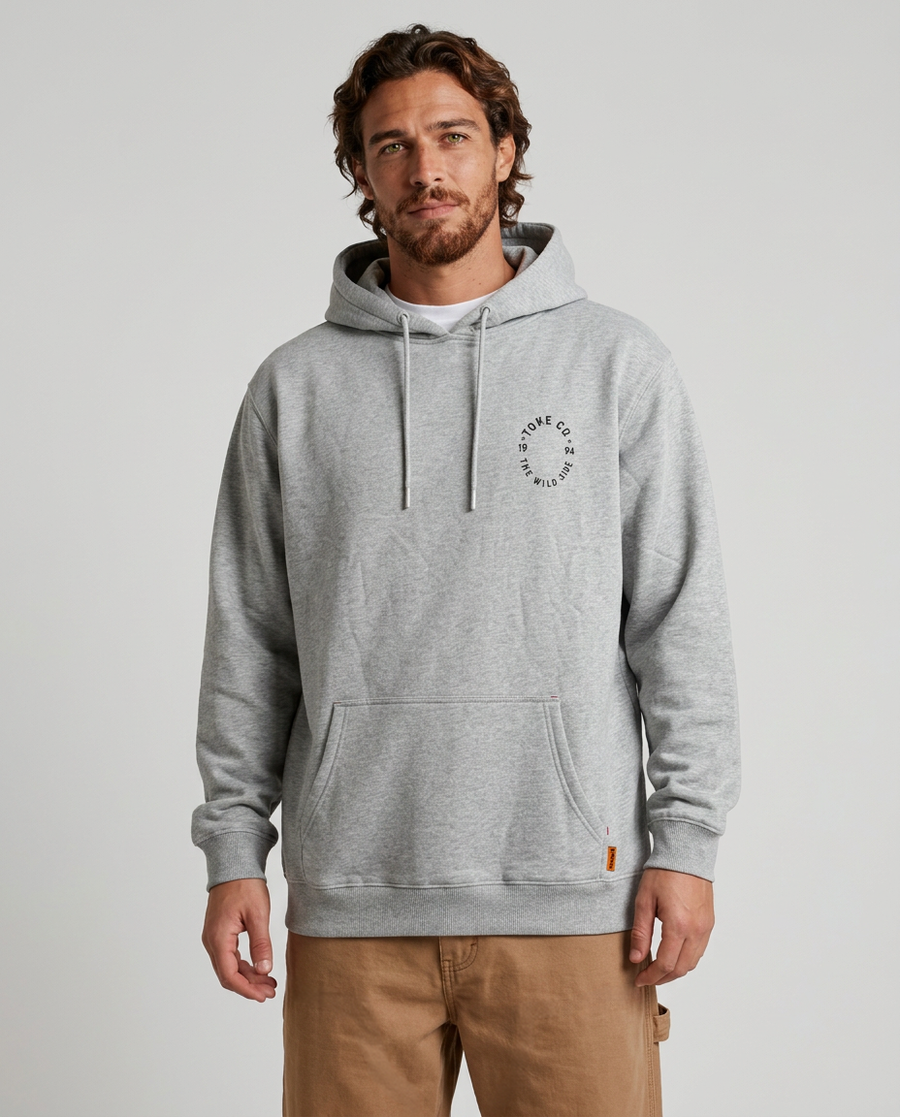 Poleron Hoodie Melange Hombre Racer