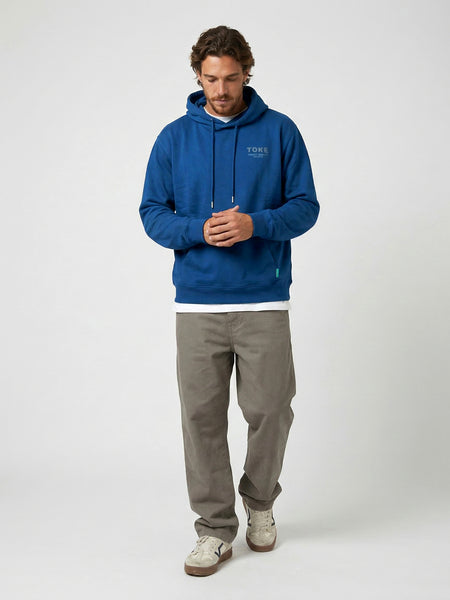 Poleron Hoodie Azul Hombre Maico