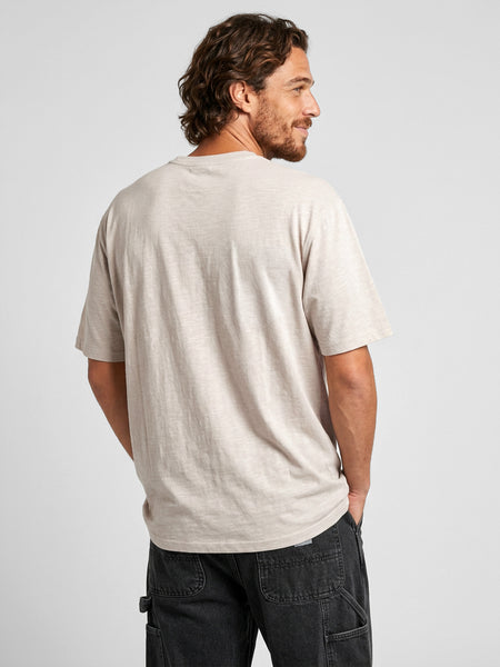 Polera Hombre Blanca Bolsillo