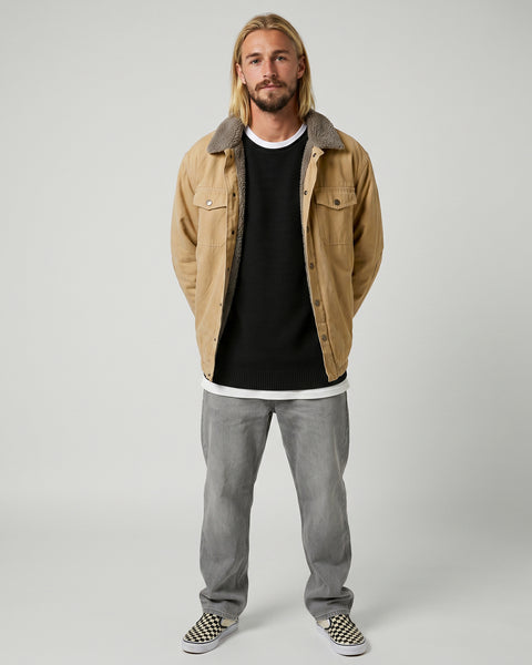 Chaqueta Beige Hombre Wax