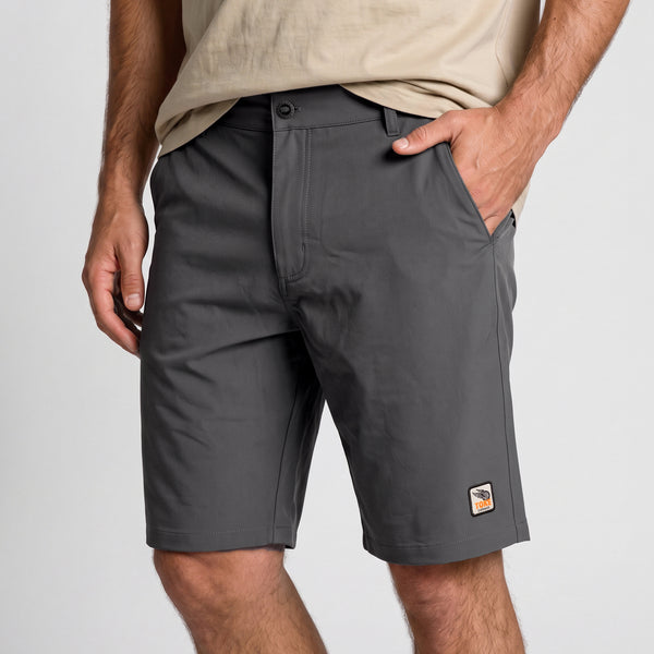 Short Gris Oscuro Híbrido Hombre