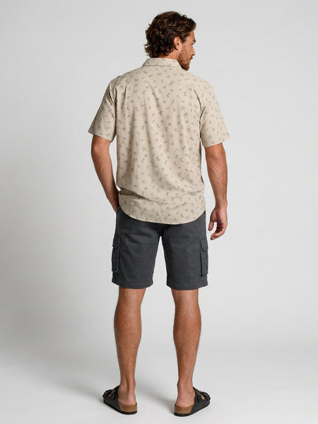 Short Cargo Negro Hombre