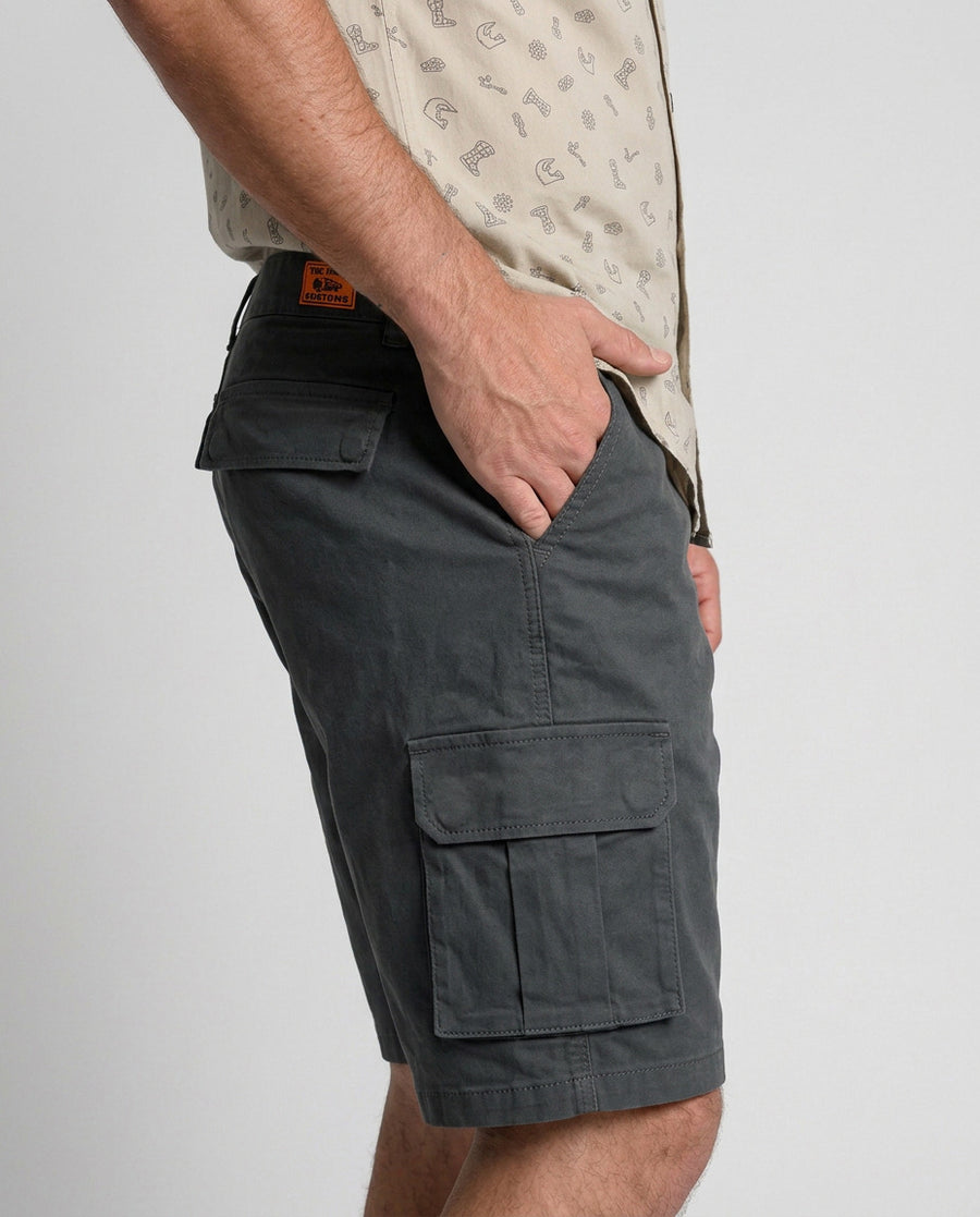 Short Cargo Negro Hombre