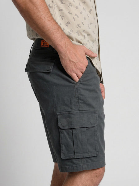 Short Cargo Negro Hombre