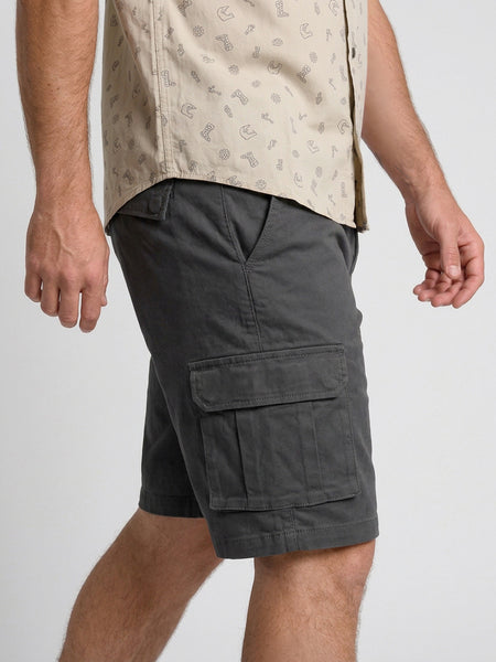 Short Cargo Negro Hombre