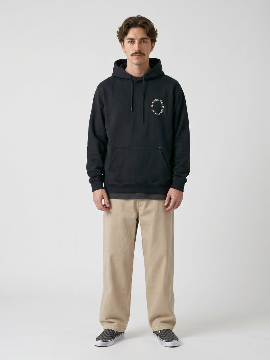 Poleron Hoodie Negro Racer