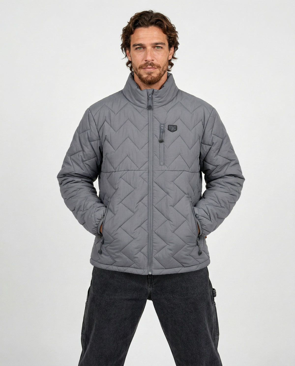Parka Hombre Azul Drifter
