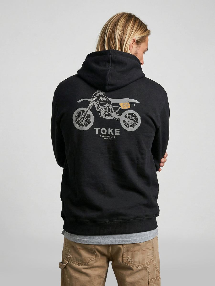 Poleron Hoodie Negro Maico