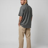 Camisa Lino Gris Hombre Solid - Toke - vista 3