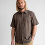 Camisa Hombre Lisa Café Toke