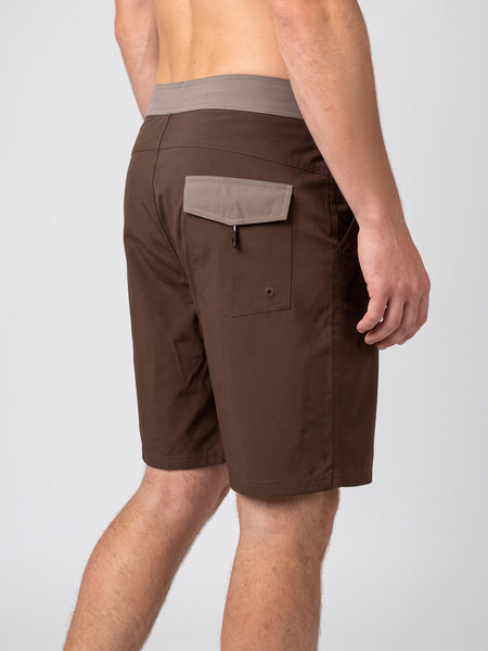 Traje de Baño Café Dirt Hombre