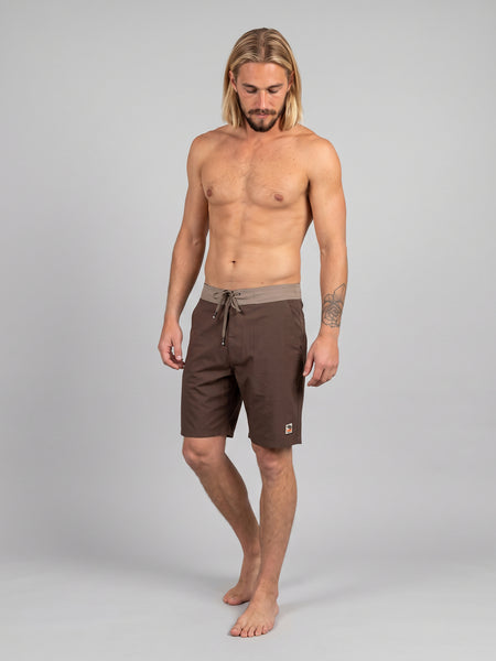 Traje de Baño Café Dirt Hombre