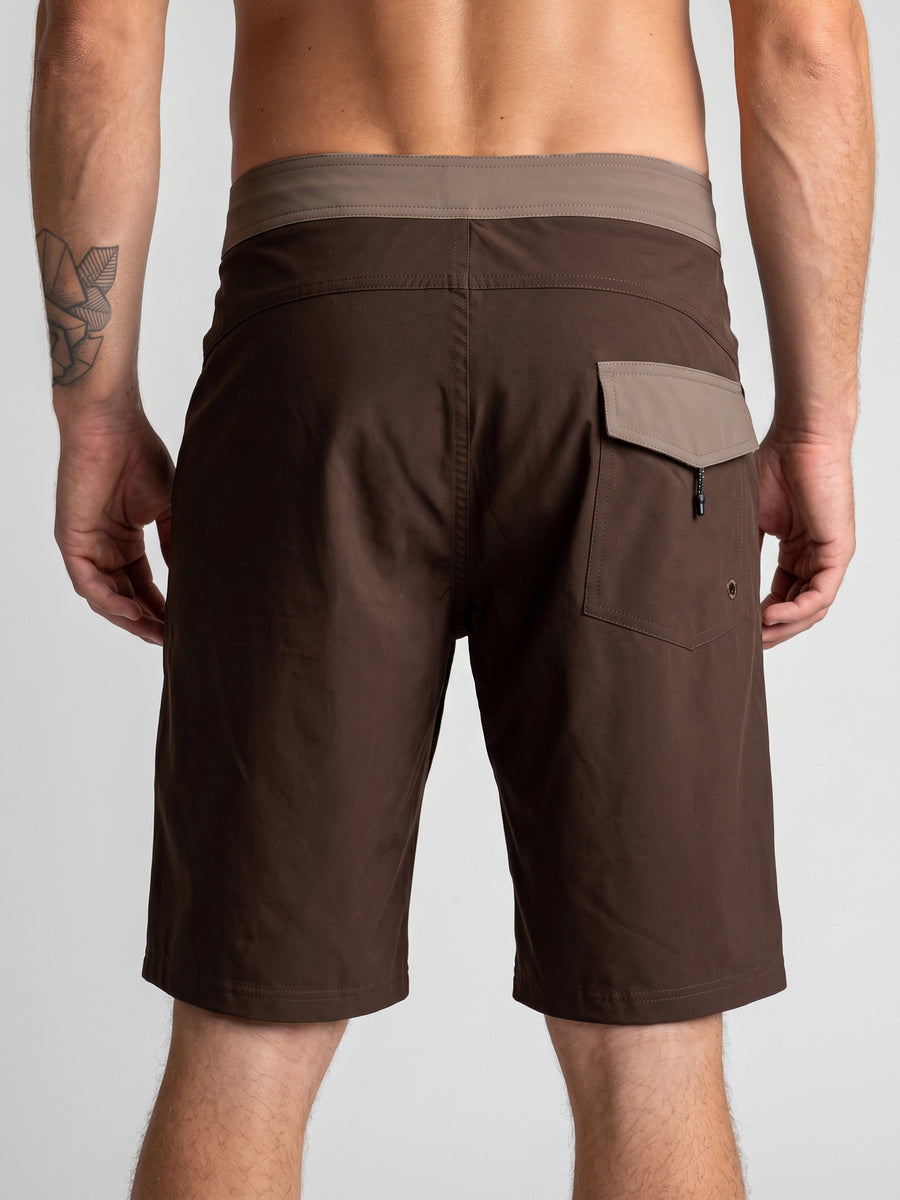 Traje de Baño Café Dirt Hombre