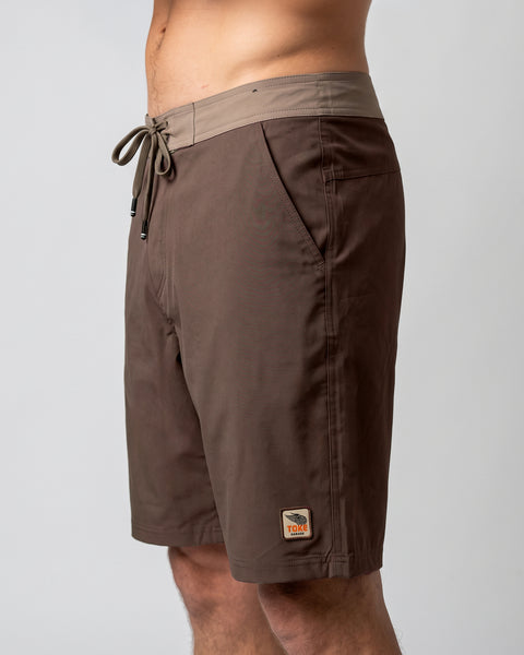 Traje de Baño Café Dirt Hombre