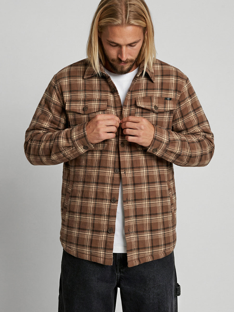 Sobrecamisa Hombre Café Dust