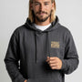 Poleron Hoodie Gris Oscuro Hombre Reed