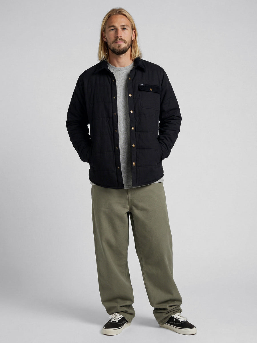 Chaqueta Negra Hombre Canvas Monkey