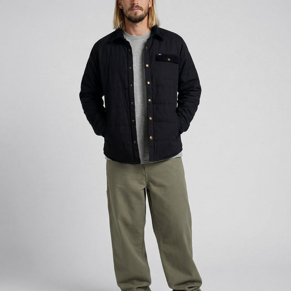 Chaqueta Negra Hombre Canvas Monkey