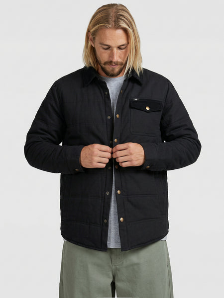 Chaqueta Negra Hombre Canvas Monkey