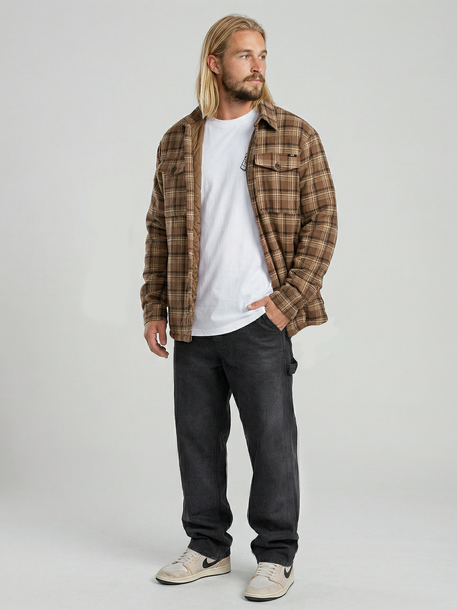 Sobrecamisa Hombre Café Dust