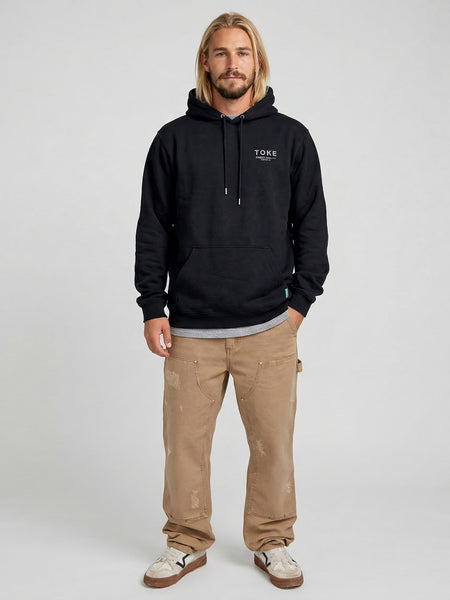 Poleron Hoodie Negro Maico
