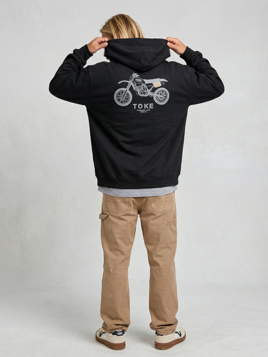 Poleron Hoodie Negro Maico