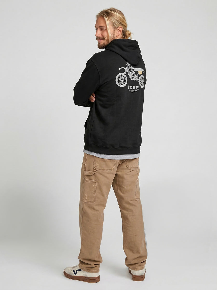 Poleron Hoodie Negro Maico