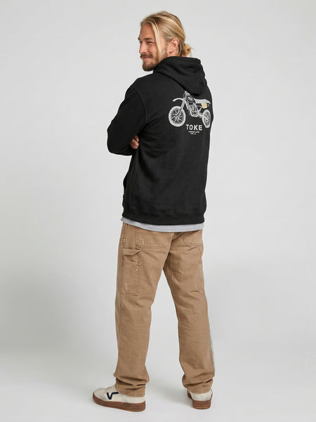 Poleron Hoodie Negro Maico