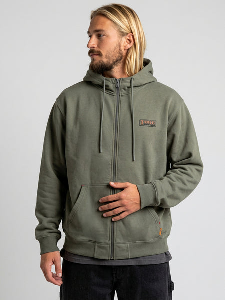 Poleron Full Zipper Verde Tool