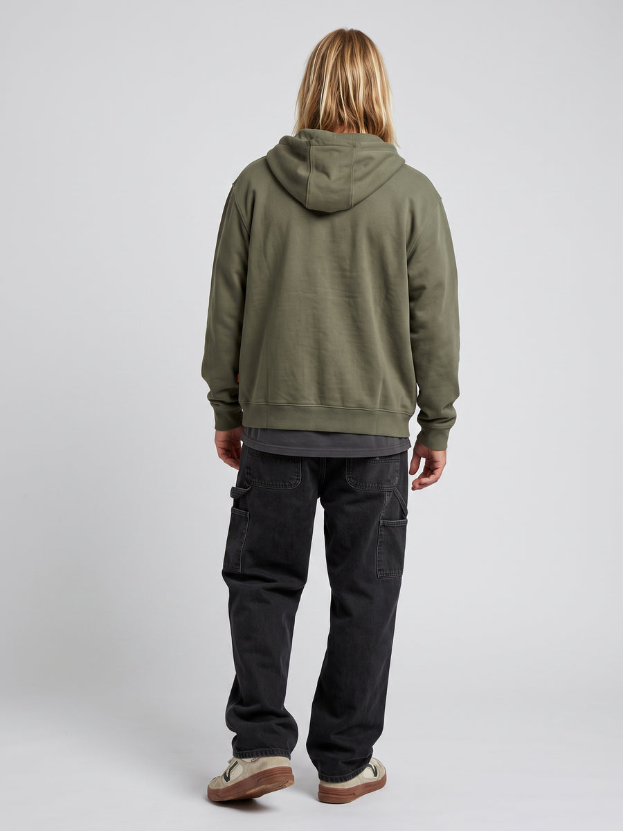 Poleron Full Zipper Verde Tool