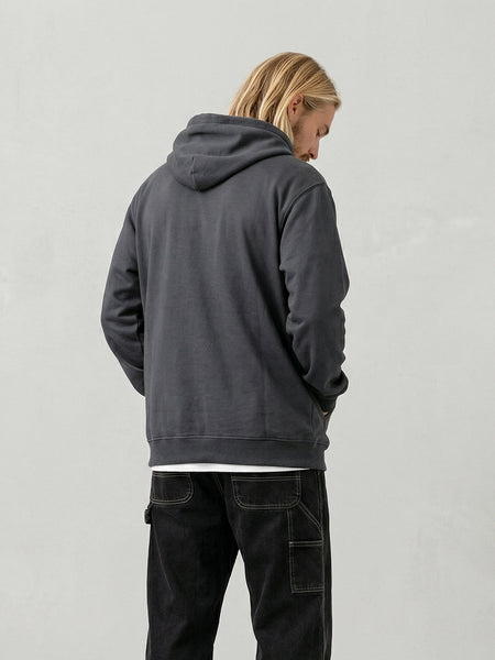 Poleron Hoodie Gris Oscuro Hombre Reed