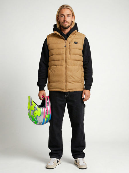 Chaqueta Sin Mangas Hombre Beige Guzzi