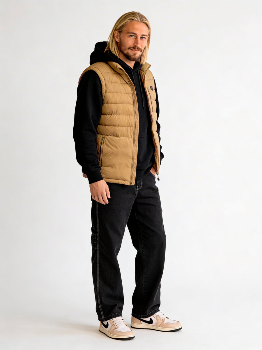 Chaqueta Sin Mangas Hombre Beige Guzzi