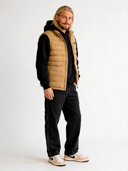 Chaqueta Sin Mangas Hombre Beige Guzzi