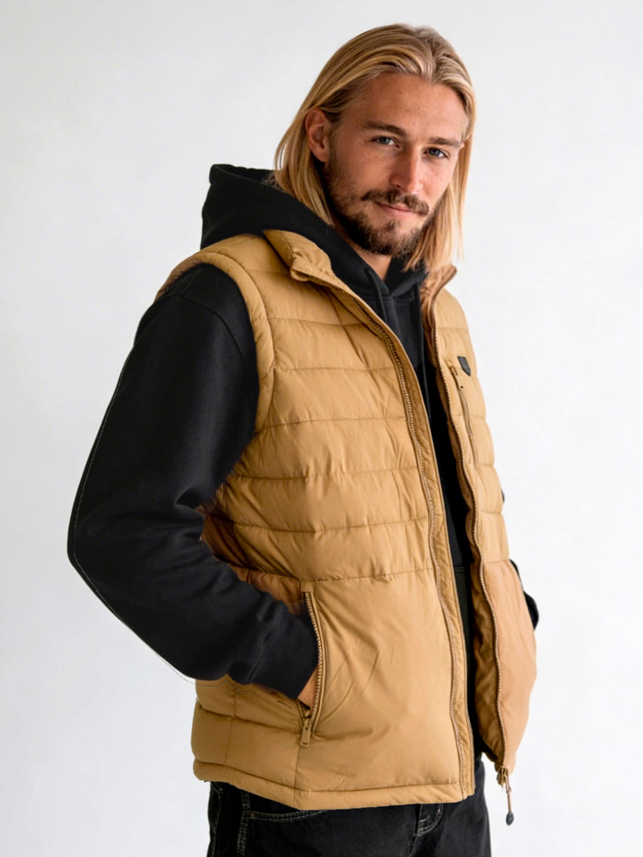 Chaqueta Sin Mangas Hombre Beige Guzzi