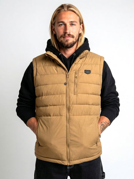 Chaqueta Sin Mangas Hombre Beige Guzzi