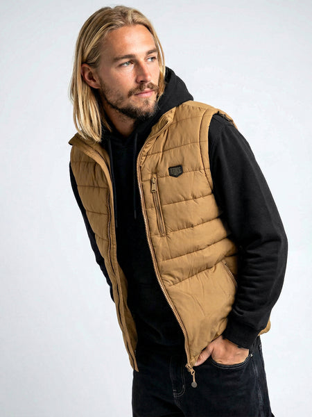 Chaqueta Sin Mangas Hombre Beige Guzzi