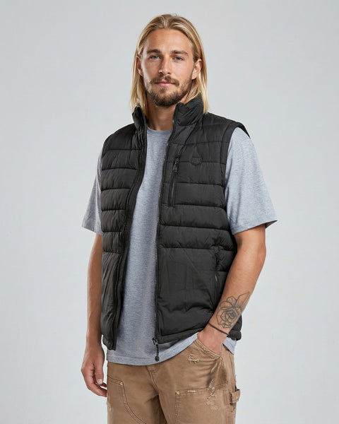 Chaqueta Sin Mangas Hombre Negro Guzzi