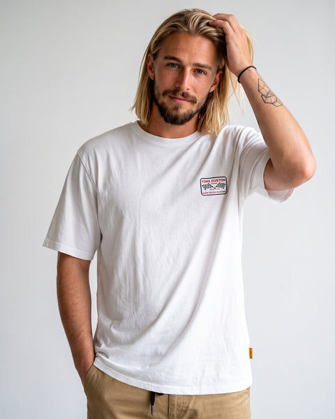 Polera Blanca Hombre Emig