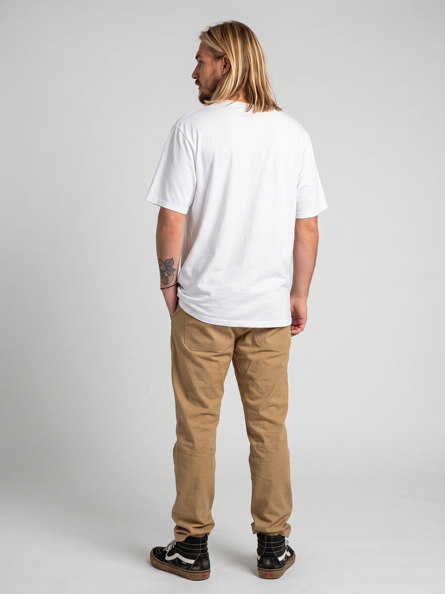 Polera Blanca Hombre Emig