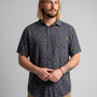 Camisa Hombre Estampada Negra Indian Toke