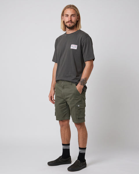 Short Cargo Verde Hombre