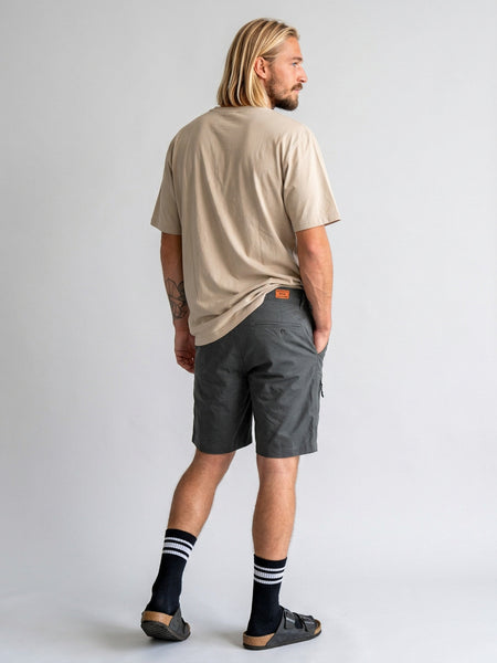 Short Gris Hombre Liso