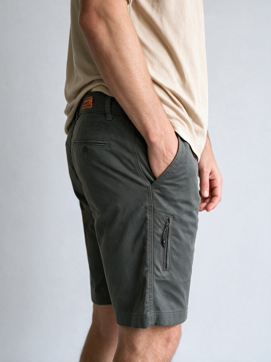 Short Gris Hombre Liso
