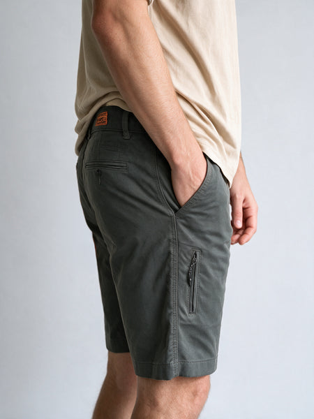 Short Gris Hombre Liso
